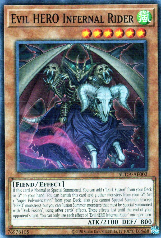 Suda-AE003 Evil HERO Infernal Rider (N)