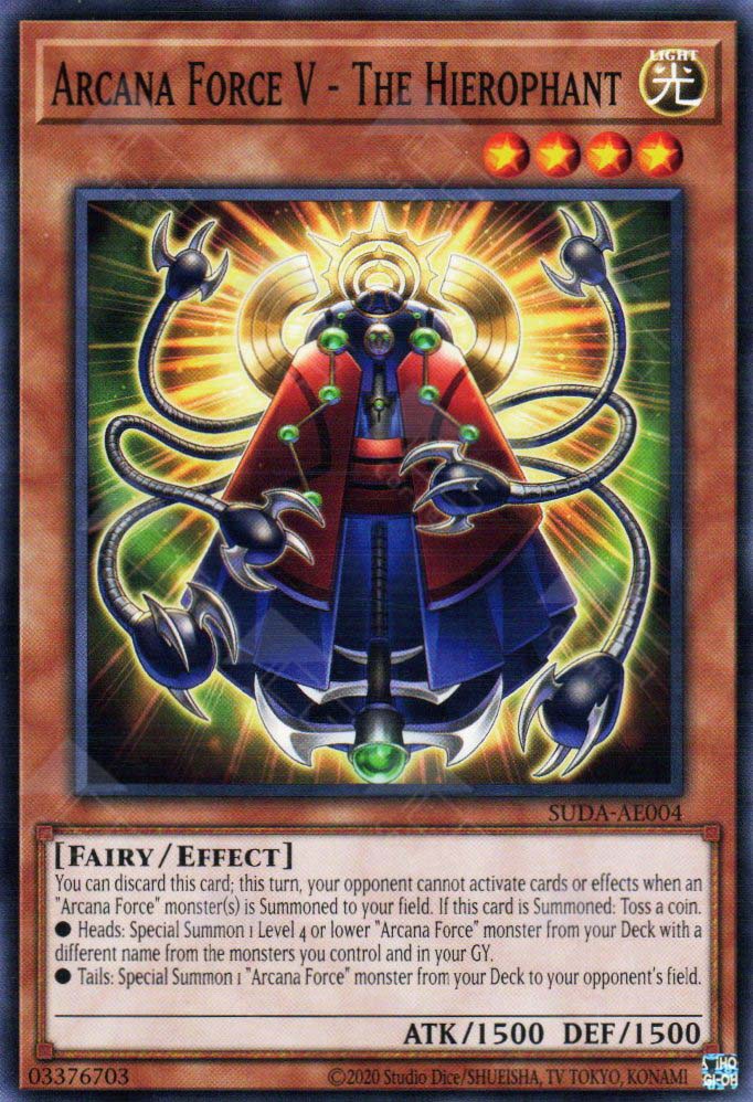 Suda-AE004 Arcana Force V - The Hierophant (N)