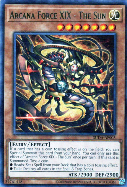 Suda-AE005 Arcana Force XIX - The Sun (R)