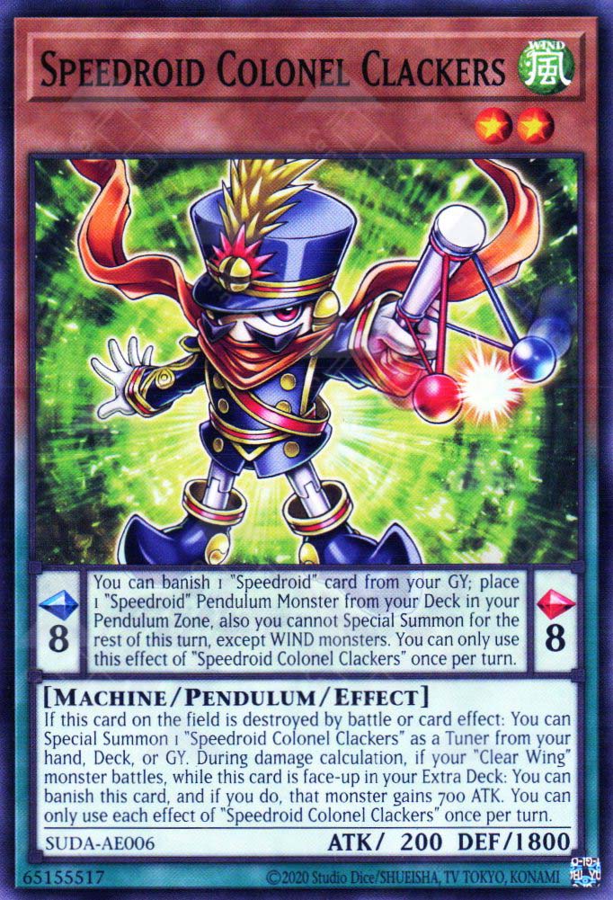 Speedroid Gun Suda-AE006 Speedroid Colonel Clackers (N) – TCG Corner
