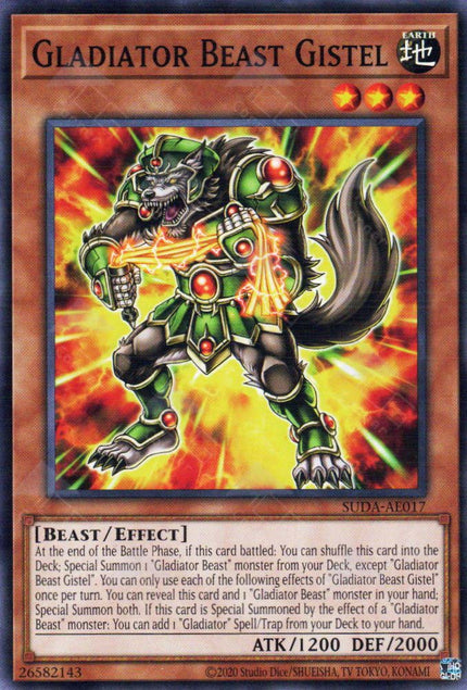 Suda-AE017 Gladiator Beast Gistel (N)