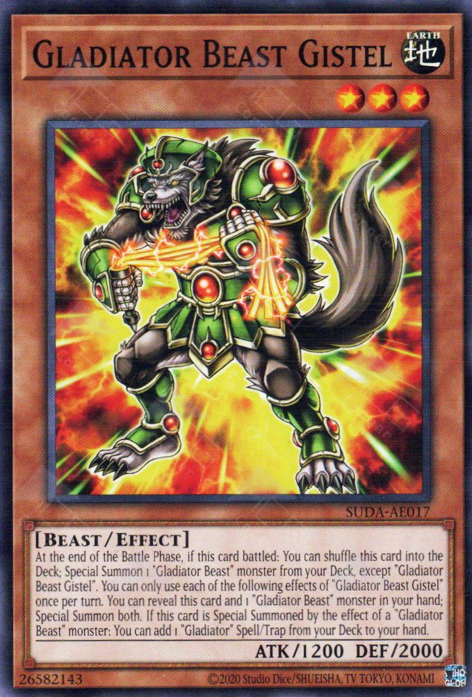 Suda-AE017 Gladiator Beast Gistel (N)