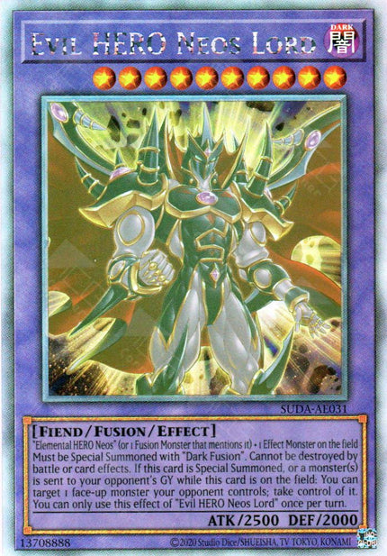Suda-AE031 Evil HERO Neos Lord (HR) (Status C)