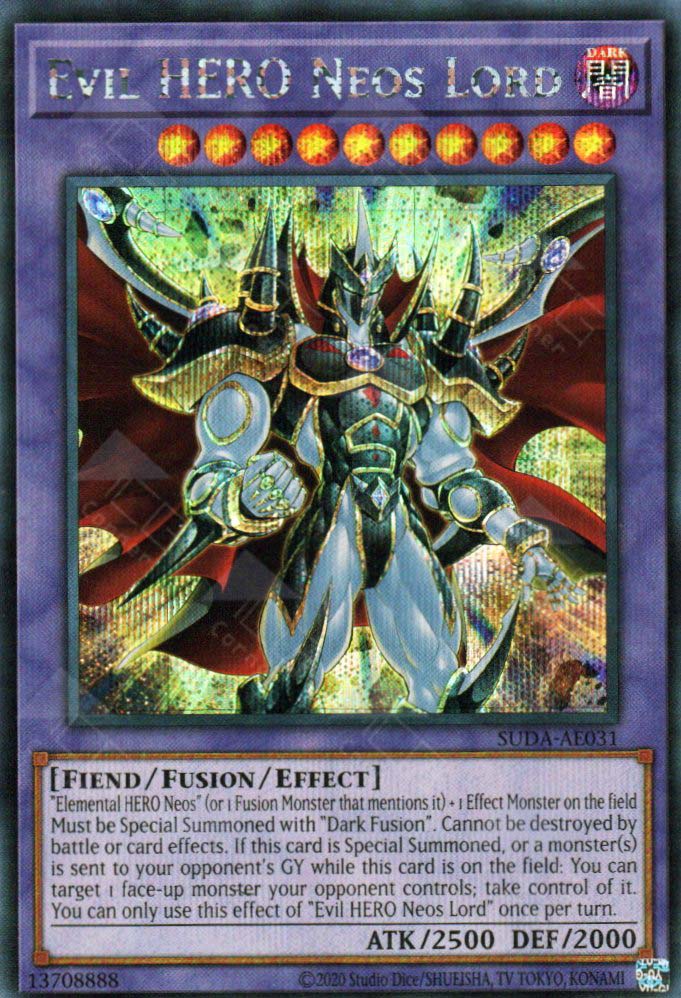 Suda-AE031 Evil HERO Neos Lord (SER)