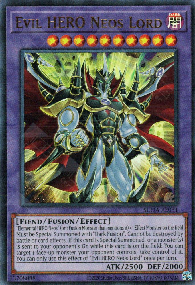 Suda-AE031 Evil HERO Neos Lord (UR)