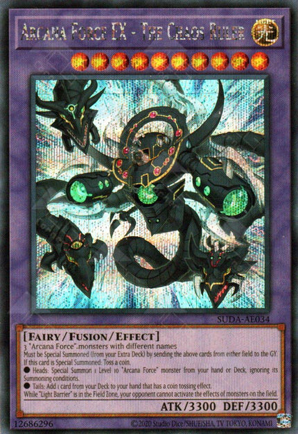 Suda-AE034 Arcana Force EX - The Chaos Ruler (SER)