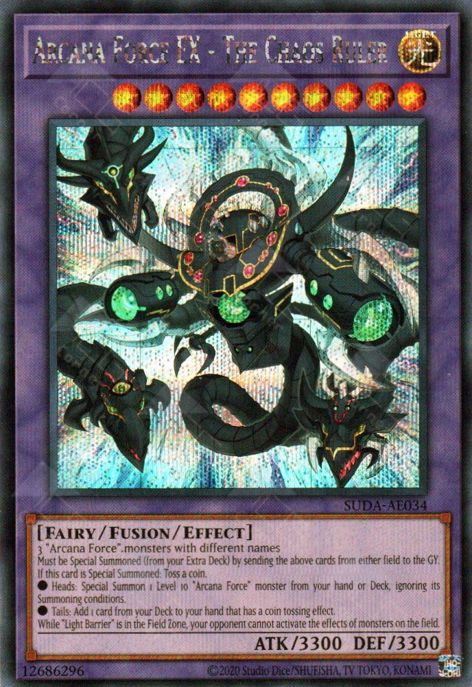 Suda-AE034 Arcana Force EX - The Chaos Ruler (SER)