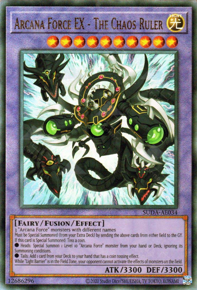 Suda-AE034 Arcana Force EX - The Chaos Ruler (UL)