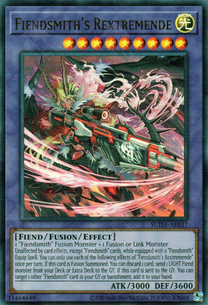 Suda-AE037 Fiendsmith's Rextremende (UR)