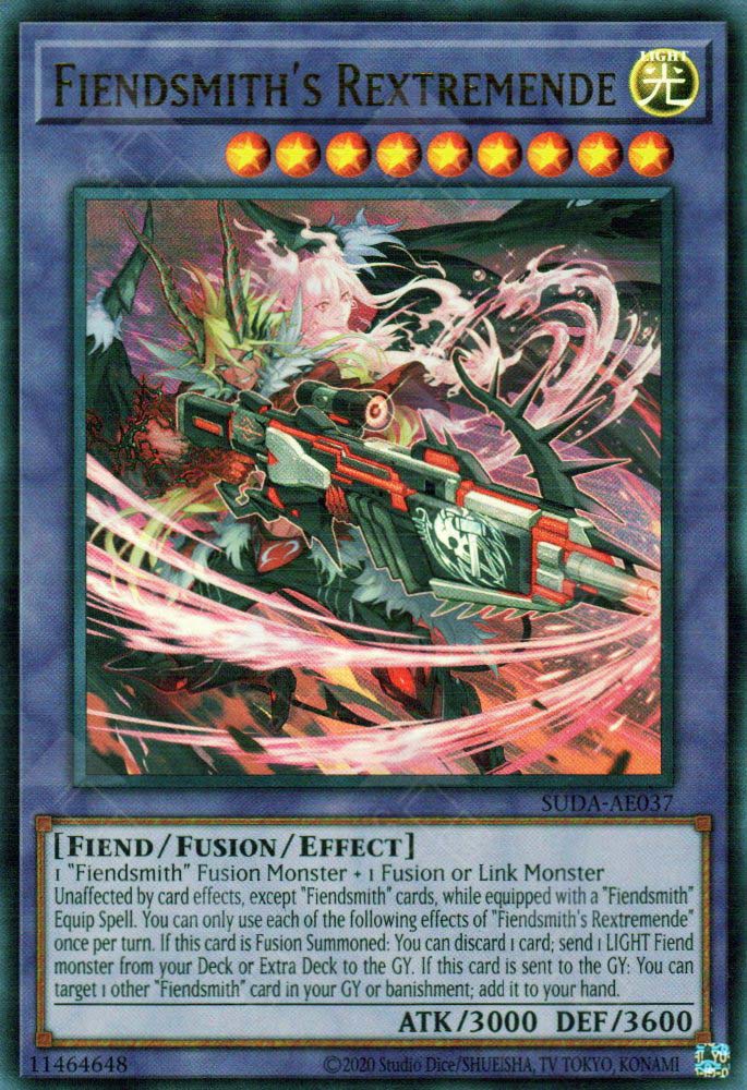 Suda-AE037 Fiendsmith's Rextremende (UR)