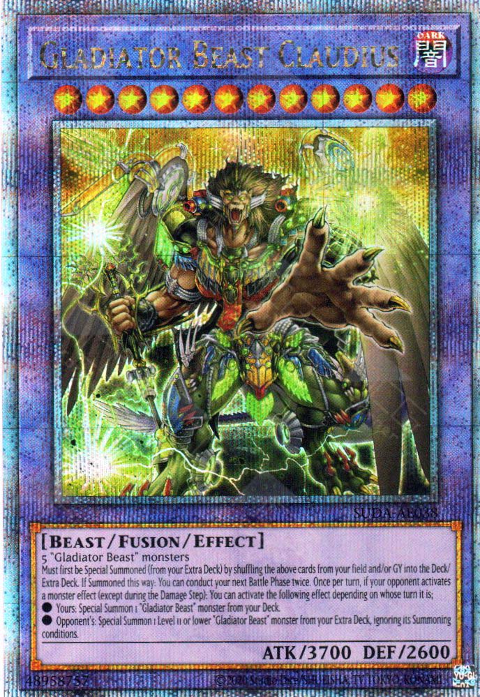 Suda-AE038 Gladiator Beast Claudius (QCSR)