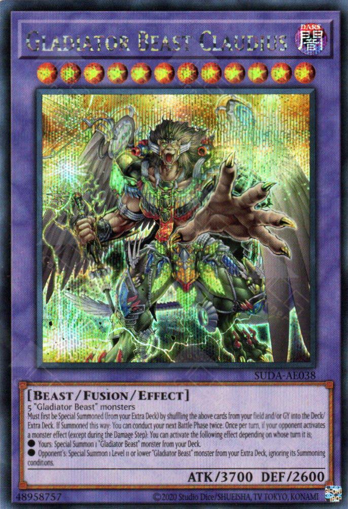 Suda-AE038 Gladiator Beast Claudius (SER)