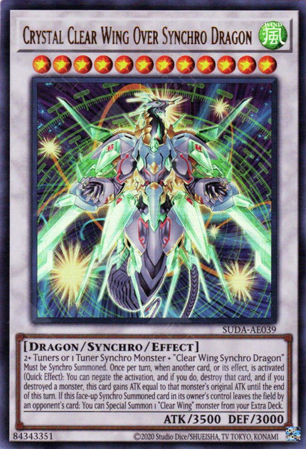 Suda-AE039 Crystal Clear Wing Over Synchro Dragon (UL)