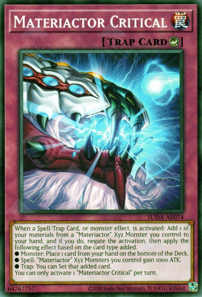 Suda-AE074 Materiactor Critical (N)