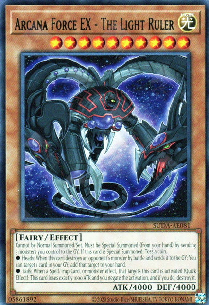 Suda-AE081 Arcana Force EX - The Light Ruler (R)