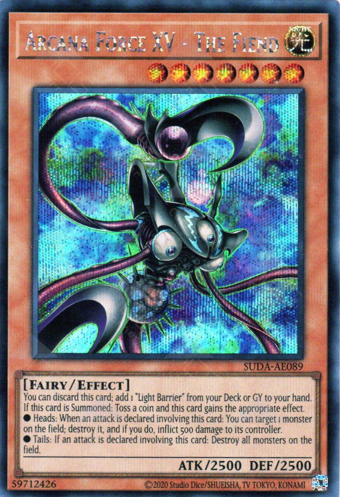 Suda-AE089 Arcana Force XV - The Fiend (SER)