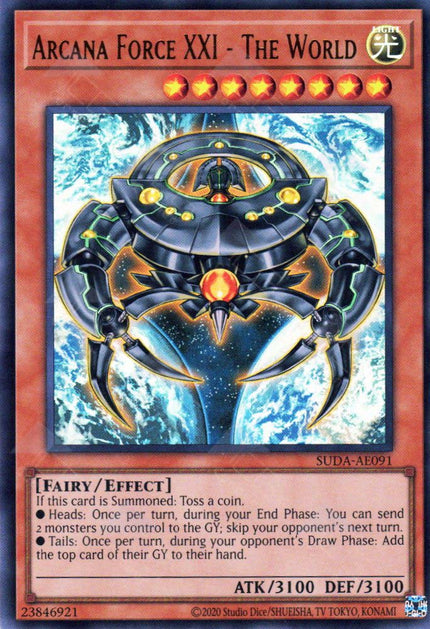 Suda-AE091 Arcana Force XXI - The World (UR)