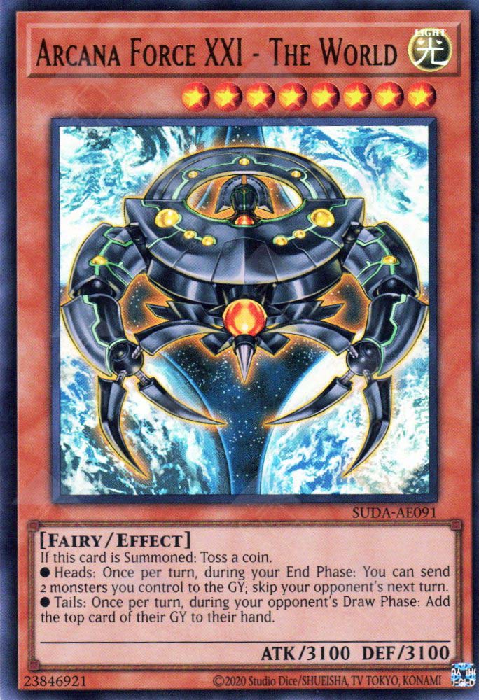 Suda-AE091 Arcana Force XXI - The World (UR)