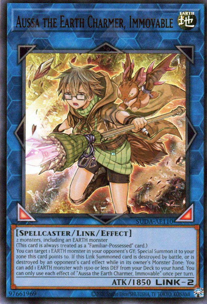 Suda-AE110 Aussa the Earth Charmer, Immovable (UR)
