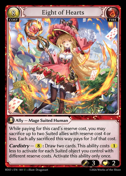 RDO-181 Eight of Hearts (Uncommon)