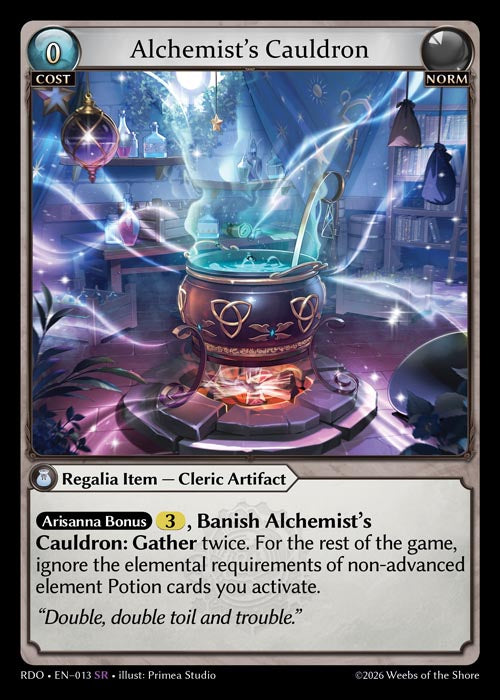 RDO-013 Foil-Alchemist's Cauldron (Super Rare)