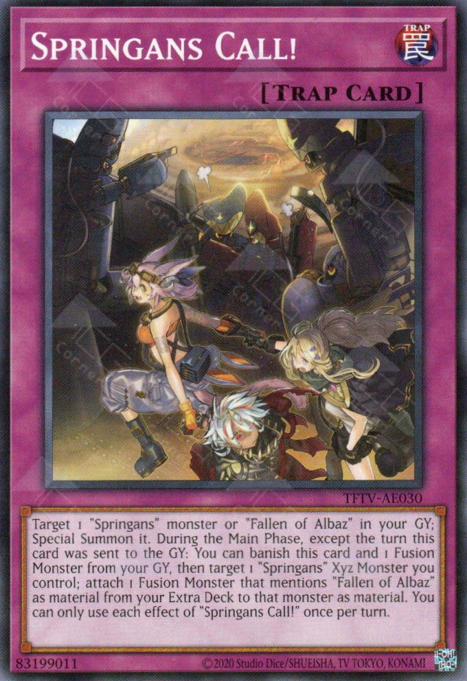 Springans Spell Card TFTV-AE030 Springans Call! (N) – TCG Corner