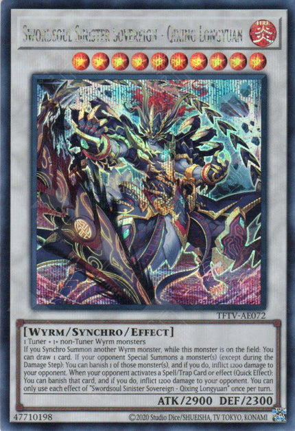 TFTV-AE072  Swordsoul Sinister Sovereign - Qixing Longyuan (SER)