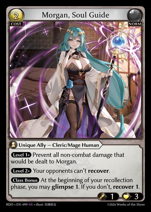 RDO-099 Morgan, Soul Guide (Super Rare)