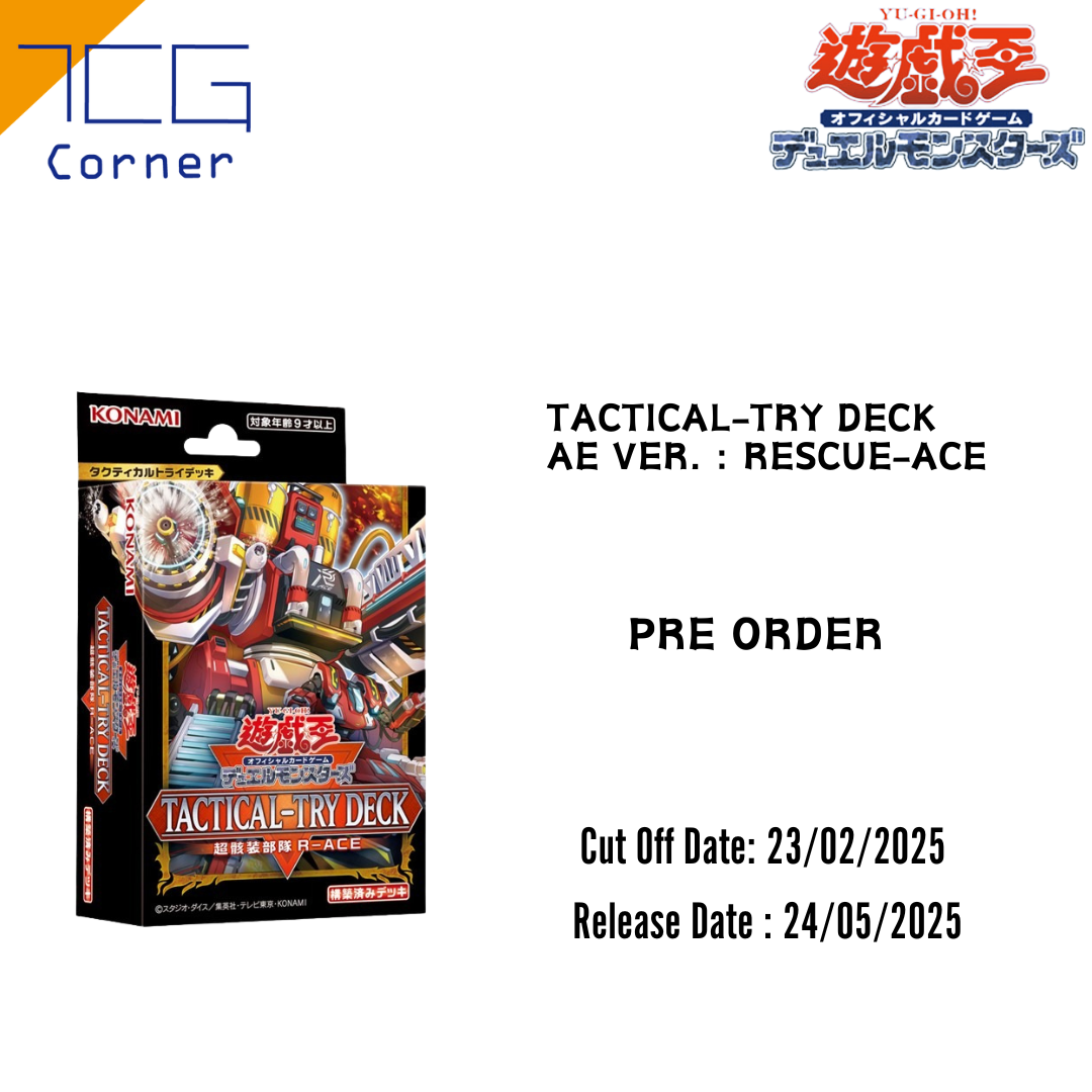 Yu-Gi-Oh! Official Card Game Duel Monsters Tactical-Try Deck : RESCUE-ACE (Asian English Ver.) Second Pre-Order