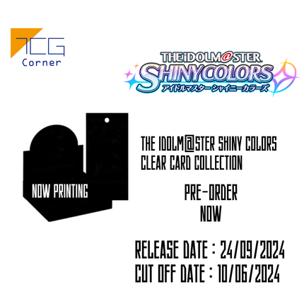 The IDOLM@STER SHINY COLORS Clear Card Collection Pre-Order