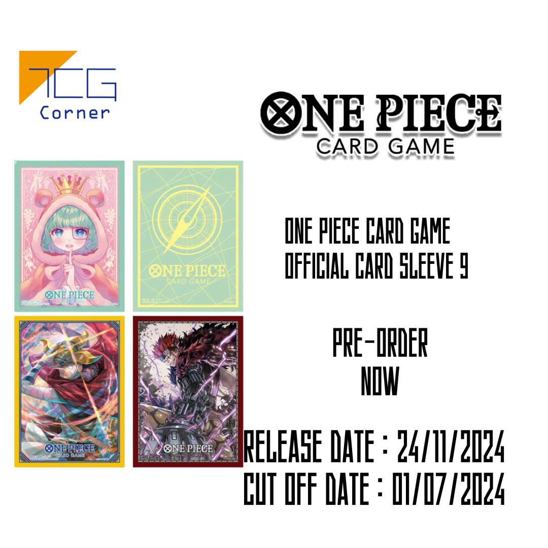 One Piece Card Game Official Card Sleeve 9 Pre-Order