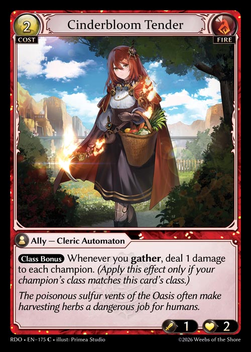 RDO-175 Cinderbloom Tender (Common)