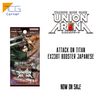 Union Arena Attack on Titan EX23BT Booster Japanese