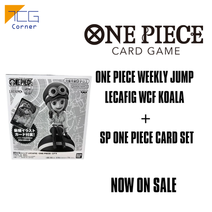 One piece WEEKLY JUMP LECAFIG WCF Koala + SP ONE PIECE CARD SET