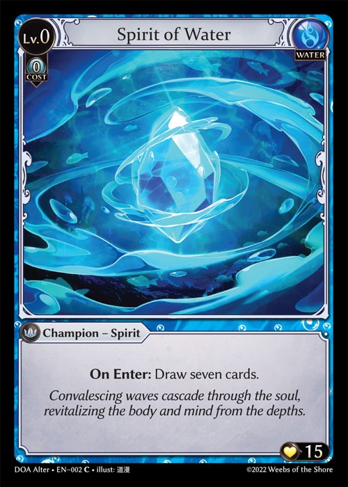 DOA Alter-002  Spirit of Water (Common)