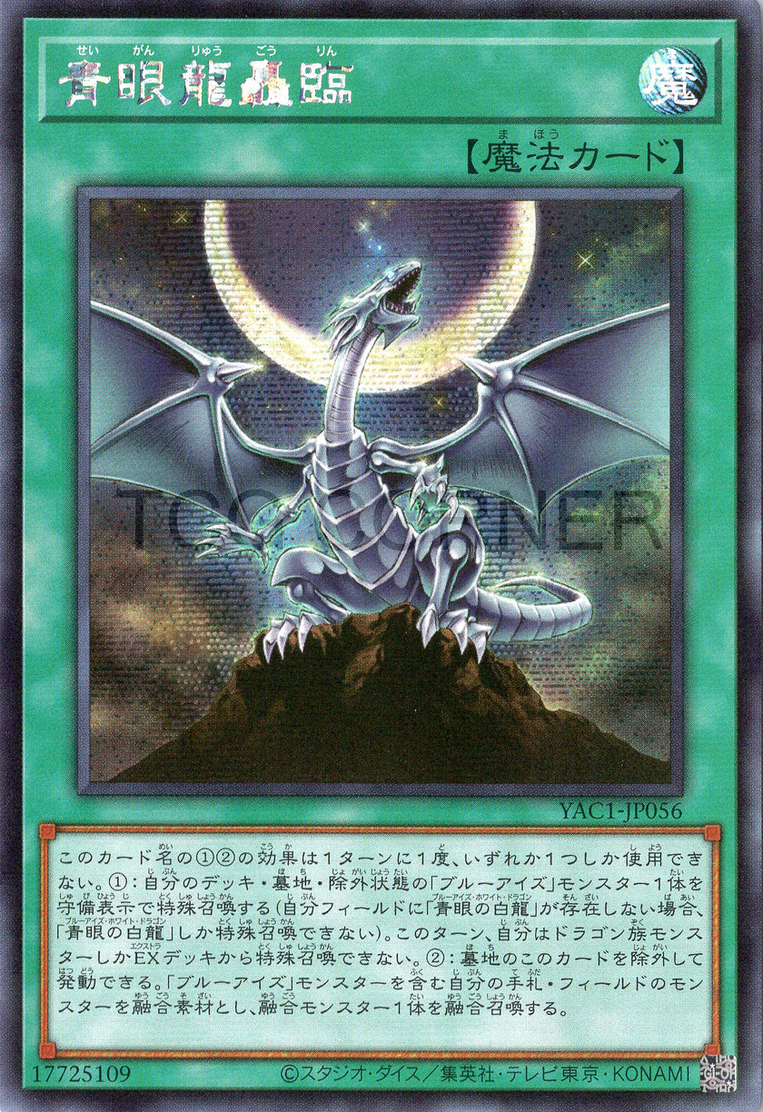 YAC1-JP056 Roar of the Blue-Eyed Dragons (SER)