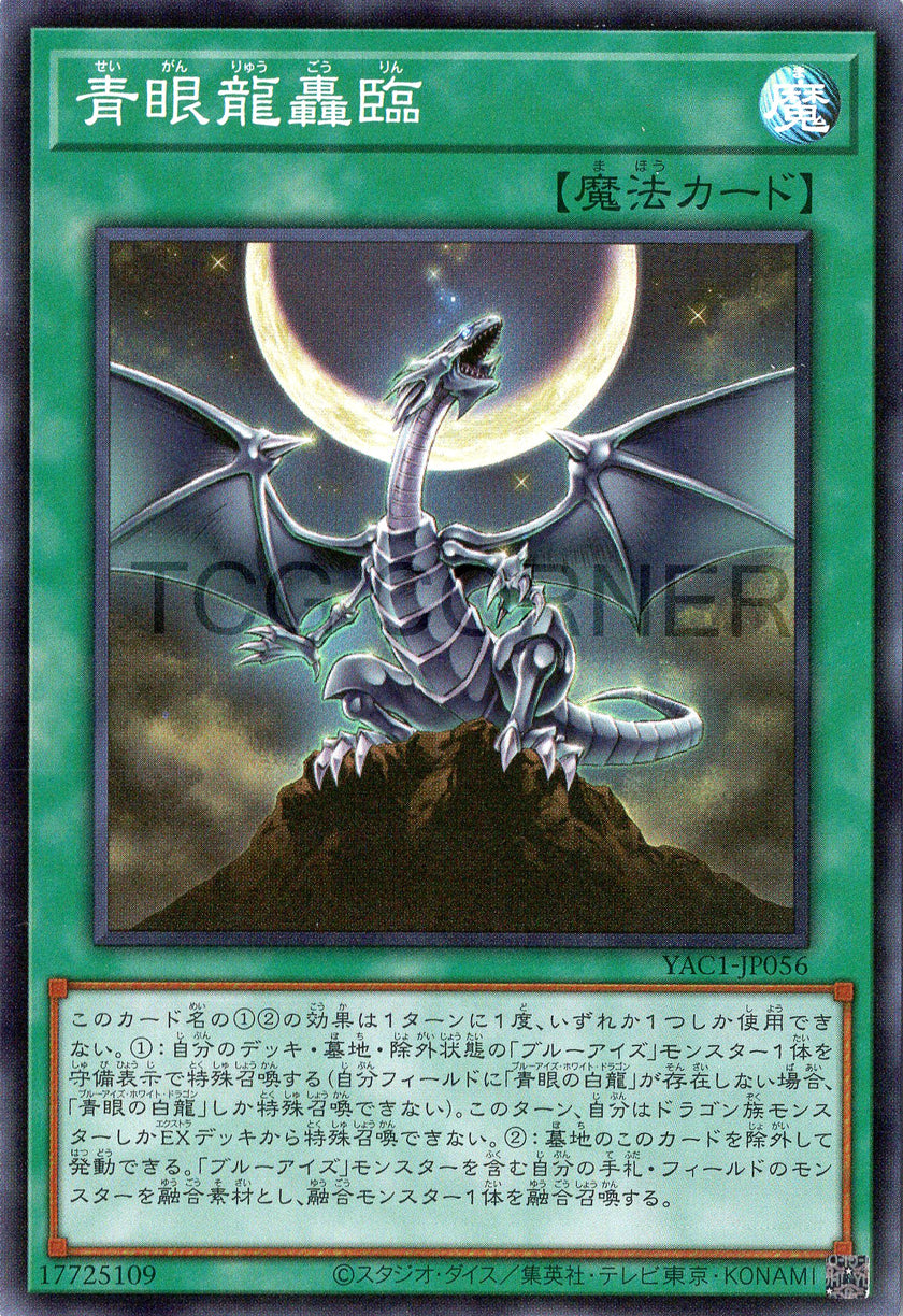 YAC1-JP056 Roar of the Blue-Eyed Dragons (SR)