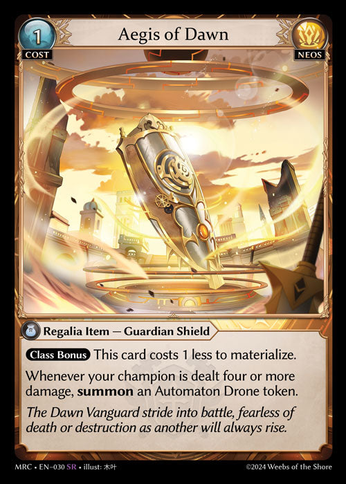 MRC-030 Foil-Aegis of Dawn (Super Rare)