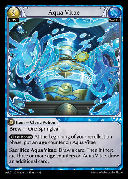 MRC-104 Aqua Vitae (Uncommon)