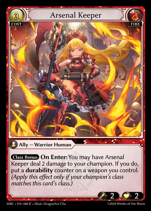 MRC-080 Arsenal Keeper (Common)