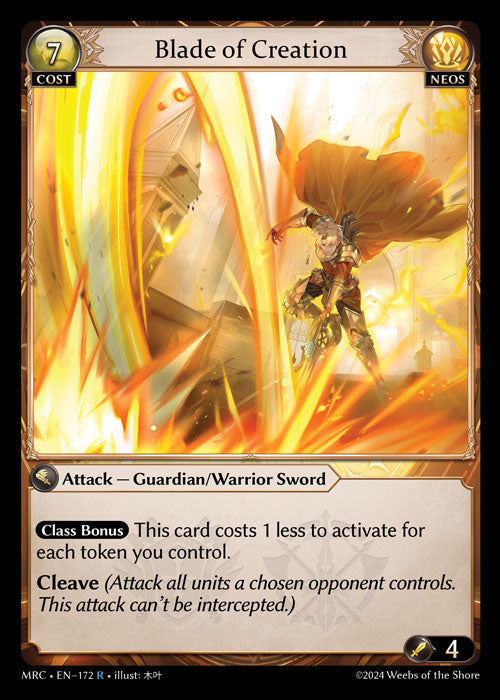 MRC-172 Blade of Creation (Rare)