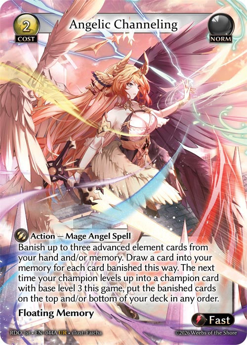 RDO 1st-044A Angelic Channeling (Ultra Rare)