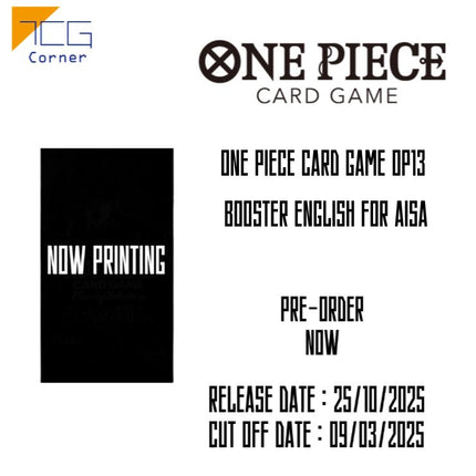 One Piece Card Game OP13 Booster English for Aisa Pre-Order