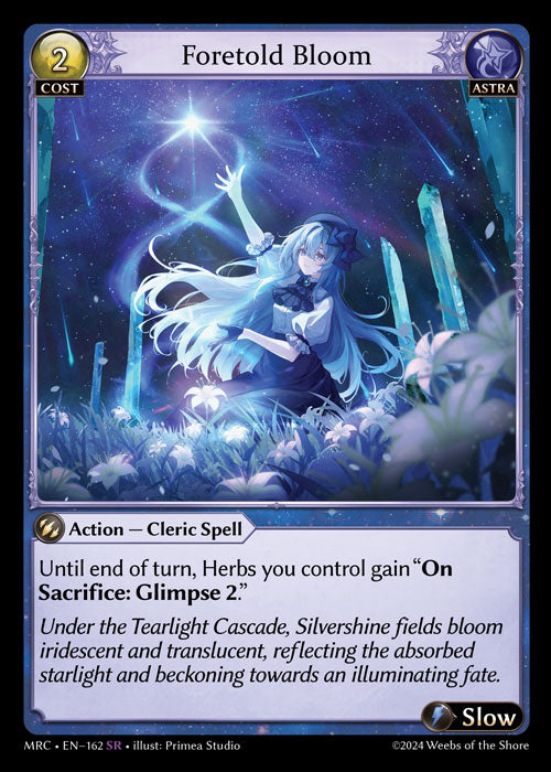 MRC-162 Foil-Foretold Bloom (Super Rare)