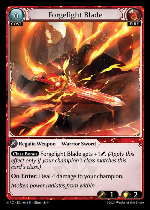 MRC-018 Forgelight Blade (Rare)