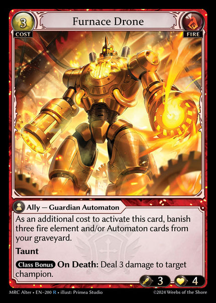 MRC Alter-200 Furnace Drone (Rare)