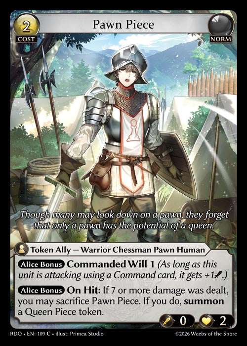 RDO-109 Pawn Piece (Common)