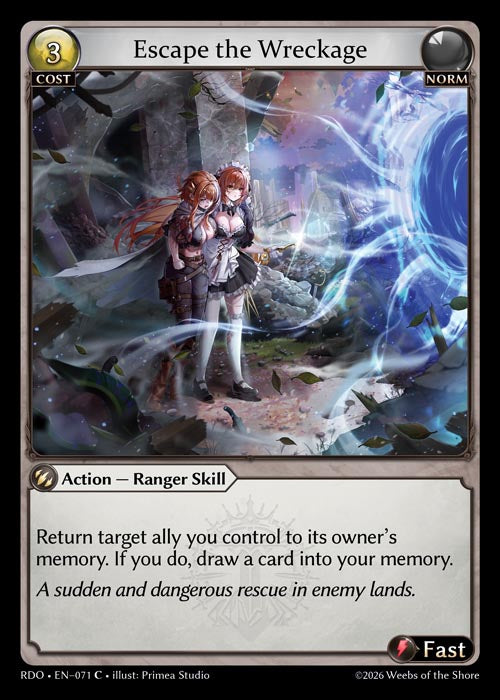 RDO-071 Foil-Escape the Wreckage (Common)