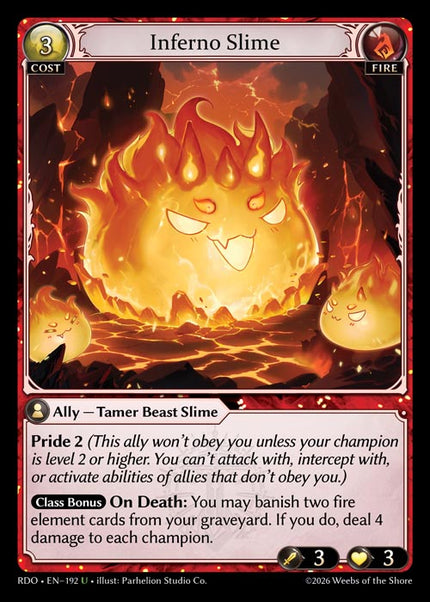 RDO-192 Inferno Slime (Uncommon)