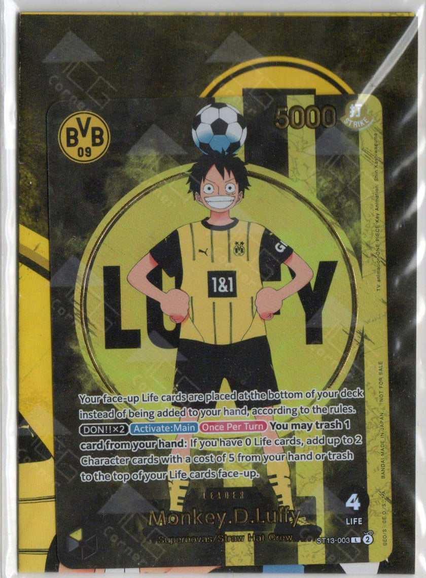 ST13-003 Monkey.D.Luffy (L)(BVB)(English)(Sealed)